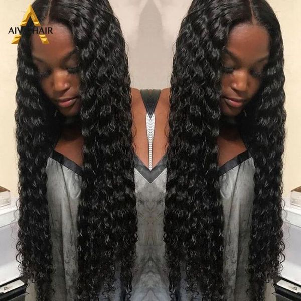 synthetic wigs aiva hair long deep wave wig glueless lace front high density black for women
synthetic wigs aiva hair long deep wave wig glueless lace front high density black for women