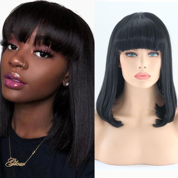 quinlux wigs heat resistant fiber synthetic hair black bob with bangs wig for women cosplay show african hair lace frontal wig
quinlux wigs heat resistant fiber synthetic hair black bob with bangs wig for women cosplay show african hair lace frontal wig