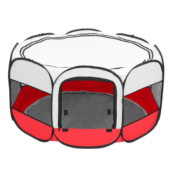 45inch pet puppy soft tent portable foldable 600d oxford cloth & mesh pet playpen fence with eight panels dog cat crate us stock
45inch pet puppy soft tent portable foldable 600d oxford cloth & mesh pet playpen fence with eight panels dog cat crate us stock