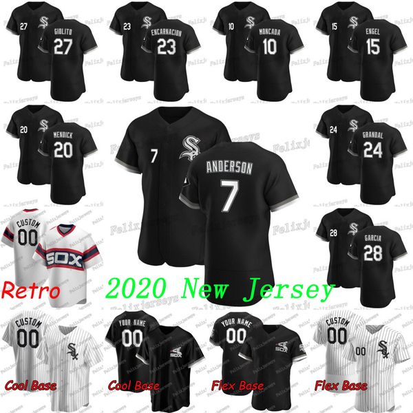 7 tim anderson 2020 new 10 yoan moncada 28 leury garcia edwin encarnacion danny mendick adam engel 27 lucas giolito yasmani grandal jersey, Blue;black
7 tim anderson 2020 new 10 yoan moncada 28 leury garcia edwin encarnacion danny mendick adam engel 27 lucas giolito yasmani grandal jersey, Blue;black