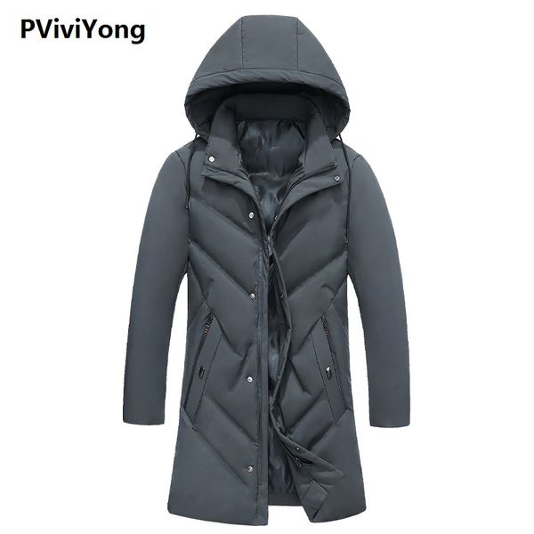 pviviyong 2019 winter korea jacket men fashion male hooded coat jackets men cotton long coat clothes parka 2717, Black
pviviyong 2019 winter korea jacket men fashion male hooded coat jackets men cotton long coat clothes parka 2717, Black