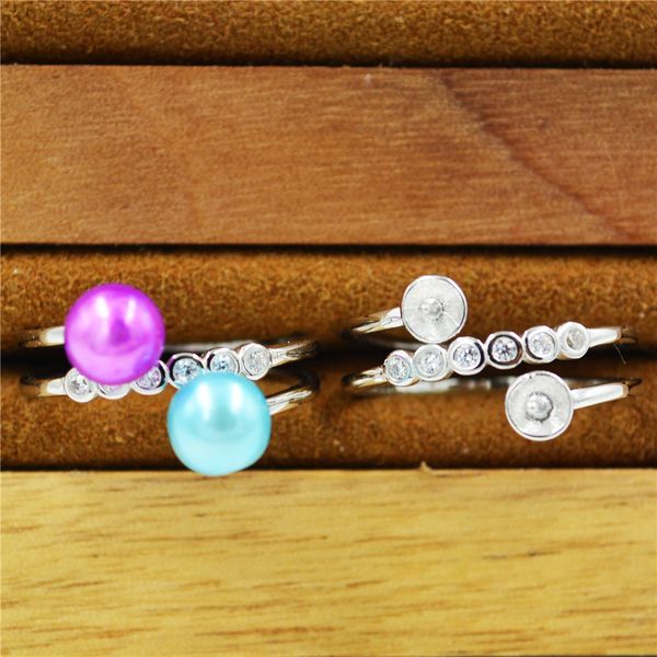 cr jewelry s925 sterling silver ring mounts fittings with pearl bead cup pin bail for diy jewelry making ps4mjz056, Slivery;crystal
cr jewelry s925 sterling silver ring mounts fittings with pearl bead cup pin bail for diy jewelry making ps4mjz056, Slivery;crystal