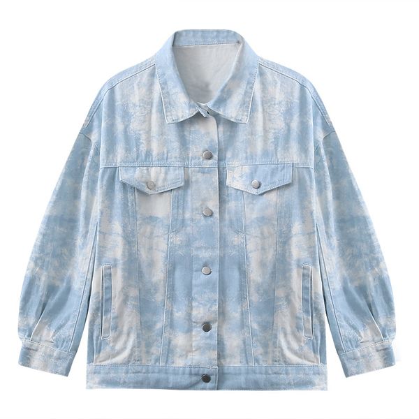 women's jackets autumn fashion denim jacket women color gradient harajuku bechaqueta mujer veste femme streetwear clothes, Black;brown 
women's jackets autumn fashion denim jacket women color gradient harajuku bechaqueta mujer veste femme streetwear clothes, Black;brown