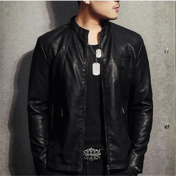 men genuine leather jacket zipper pockets 2019 new autumn slim short male moto cow leather jacket biker teenage boy spring, Black
men genuine leather jacket zipper pockets 2019 new autumn slim short male moto cow leather jacket biker teenage boy spring, Black