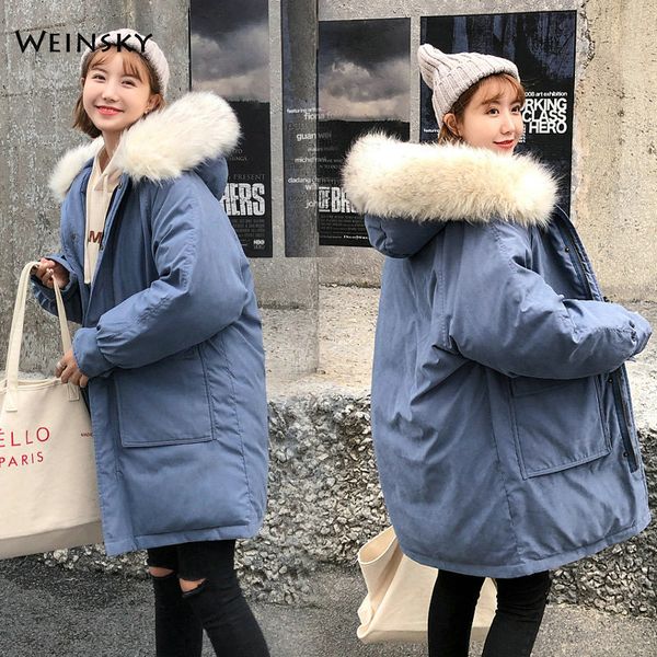 weinsky woman's jackets winter and long coats fashion 2018 loose warm jacket female casaul style full sleeve overcoat, Black
weinsky woman's jackets winter and long coats fashion 2018 loose warm jacket female casaul style full sleeve overcoat, Black