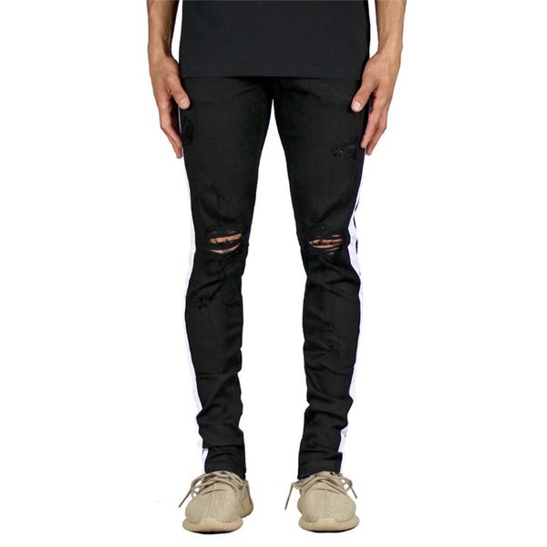 street style jeans mens clothing spring new fashion long zipper pencil pants hip hop style mens pantalones, Blue
street style jeans mens clothing spring new fashion long zipper pencil pants hip hop style mens pantalones, Blue