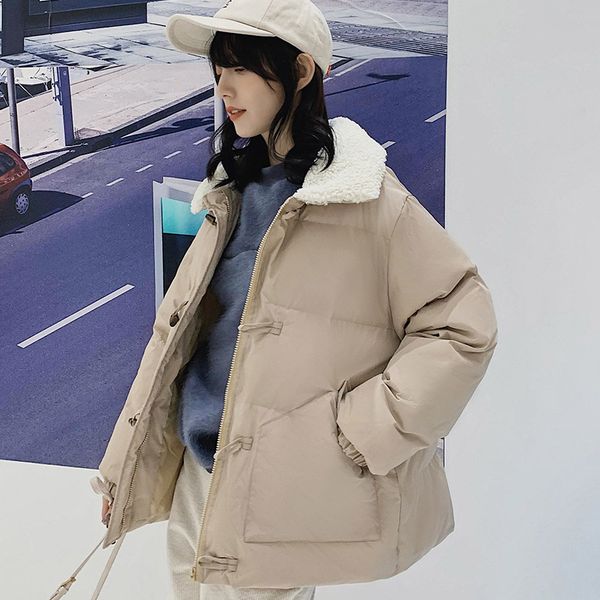 fyyiyi cotton parkas clothing female 2018 new korean version patchwork loose down parkas coats student short thick cotton jacket, Tan;black
fyyiyi cotton parkas clothing female 2018 new korean version patchwork loose down parkas coats student short thick cotton jacket, Tan;black