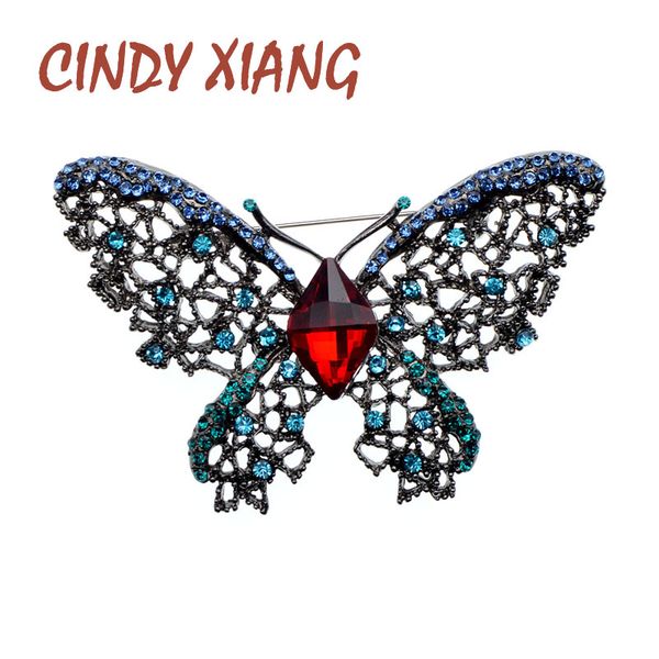 cindy xiang rhinestone butterfly brooches for women vintage fashion jewelry blue color hollow-out insect pin new
cindy xiang rhinestone butterfly brooches for women vintage fashion jewelry blue color hollow-out insect pin new