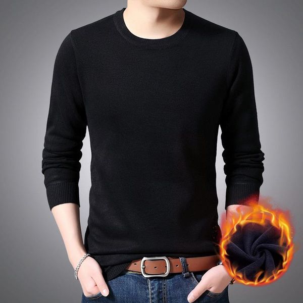 fall / winter 2019 plus velvet long sleeve pullover solid color new men's sweater, White;black
fall / winter 2019 plus velvet long sleeve pullover solid color new men's sweater, White;black