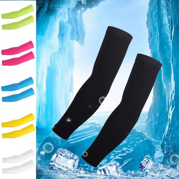 summer outdoor cycling running arm sleeve cool cover protective uv solar sunshade protector cuff men sports over arm cover-ups, Black
summer outdoor cycling running arm sleeve cool cover protective uv solar sunshade protector cuff men sports over arm cover-ups, Black