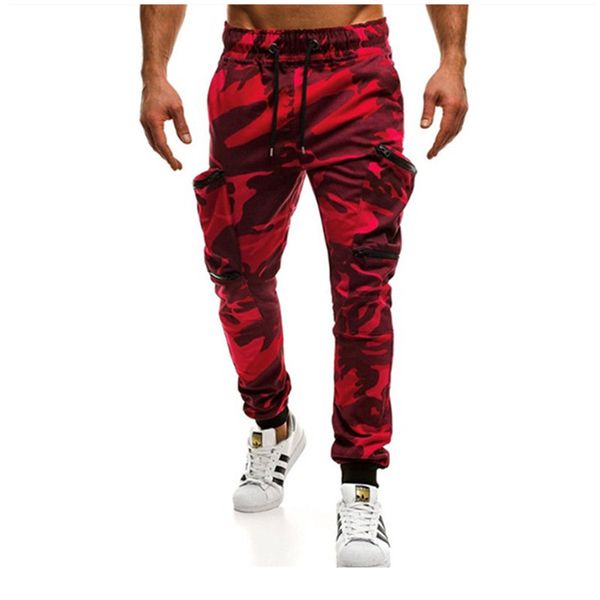 men's camouflage pants multi-pocket zipper jogging casual hip-hop pants camouflage overalls men's, Black
men's camouflage pants multi-pocket zipper jogging casual hip-hop pants camouflage overalls men's, Black