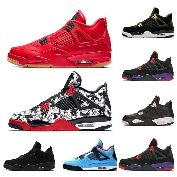 4 4s Travis Scotts basketball shoes for men Single day blue Cactus Jack Tattoo white black cat Raptors mens sports sneakers
4 4s Travis Scotts basketball shoes for men Single day blue Cactus Jack Tattoo white black cat Raptors mens sports sneakers