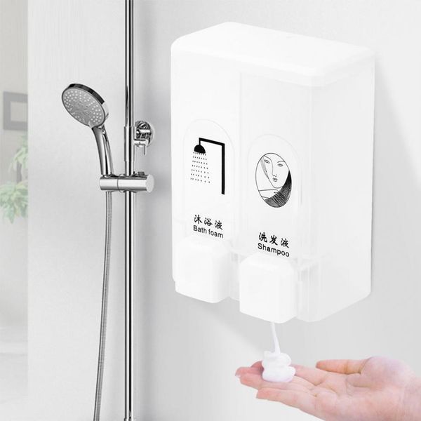 double head manual soap dispenser liquid shampoo lotion shower gel bottle for l bathroom household soap hand sanitizer
double head manual soap dispenser liquid shampoo lotion shower gel bottle for l bathroom household soap hand sanitizer