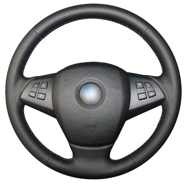 hand sew black genuine leather car steering wheel cover for e70 x5 2008 2009 2010 2011 2012 2013
hand sew black genuine leather car steering wheel cover for e70 x5 2008 2009 2010 2011 2012 2013