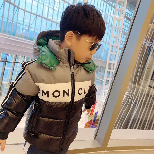 

New arrival children 039 girl boy winter jacket parka coat with hood for baby girl warm thick down jacket kid outerwear, Blue;gray