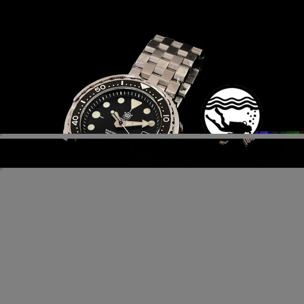 1975 first canned tuna dive watch super luminous automatic watch man mechanical nh35 300m diver watches sapphire crystal, Slivery;brown
1975 first canned tuna dive watch super luminous automatic watch man mechanical nh35 300m diver watches sapphire crystal, Slivery;brown