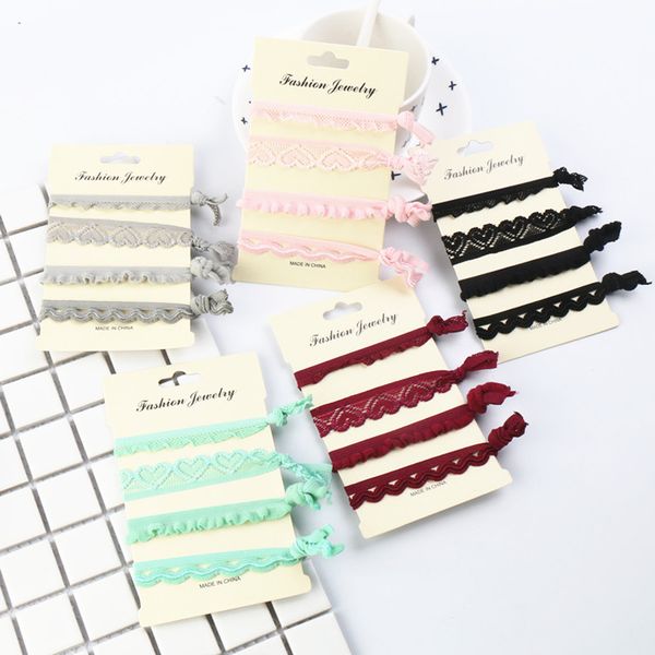 cute pink heart shape lace elastic hair bands for girls 4pcs*2packs women gum headwear knot accessories headbands kj
cute pink heart shape lace elastic hair bands for girls 4pcs*2packs women gum headwear knot accessories headbands kj