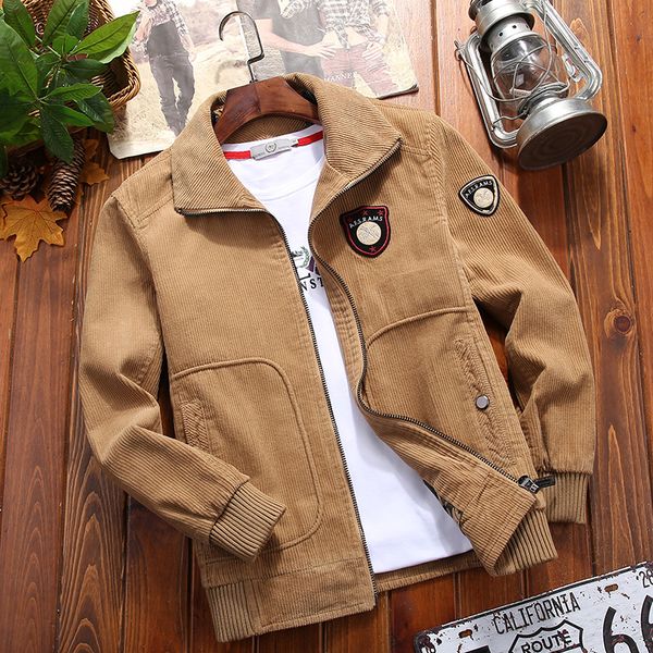 men's corduroy jacket winter coat young middle-aged warm clothing turndown collar zipper casual wear large-size cotton outer, Black;brown
men's corduroy jacket winter coat young middle-aged warm clothing turndown collar zipper casual wear large-size cotton outer, Black;brown