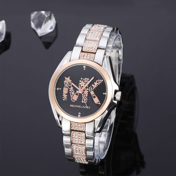 ltems high fashion brand quartz women watch luxury diamond watches rose gold wristwatches life waterproof mulit colors reloj mujer, Slivery;brown
ltems high fashion brand quartz women watch luxury diamond watches rose gold wristwatches life waterproof mulit colors reloj mujer, Slivery;brown