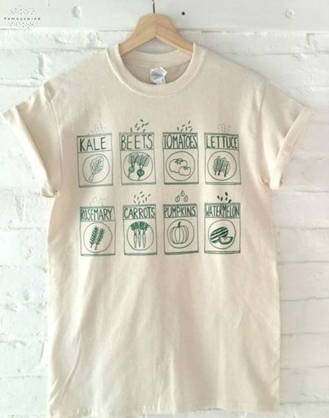 tshirt cute tees garden vegetables fruits herb khaki vintage aesthetic printed t shirt summer short sleeve cotton, White
tshirt cute tees garden vegetables fruits herb khaki vintage aesthetic printed t shirt summer short sleeve cotton, White