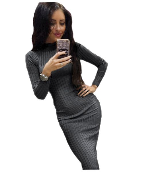 casual dresses autumn women bodycon sheath dress red knitted cotton long sleeve pure black midi, Black;gray
casual dresses autumn women bodycon sheath dress red knitted cotton long sleeve pure black midi, Black;gray