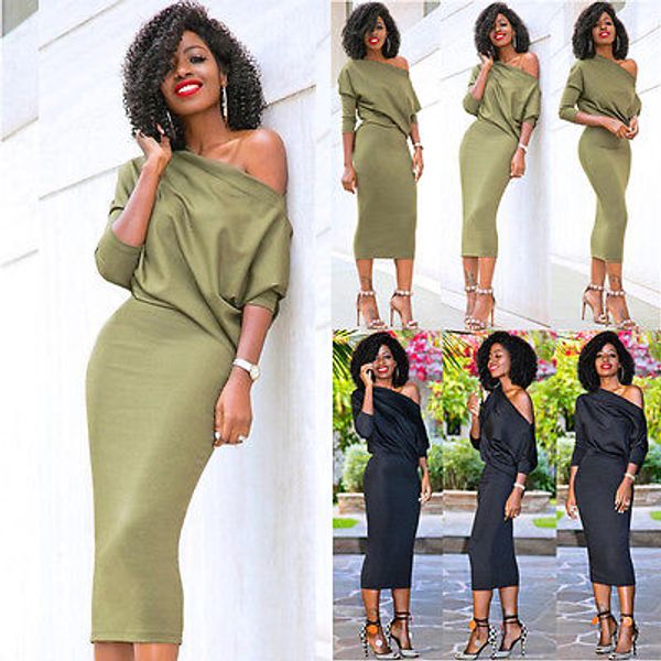 2017 autumn fashion women's casual one shoulder bandage bodycon evening party dress size s-xl, Black;gray
2017 autumn fashion women's casual one shoulder bandage bodycon evening party dress size s-xl, Black;gray