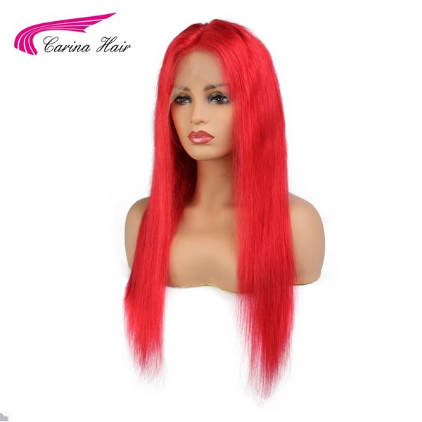 carina hair brazilian remy hair lace front human wigs with baby pre-plucked hairline red glueless wigs, Black
carina hair brazilian remy hair lace front human wigs with baby pre-plucked hairline red glueless wigs, Black