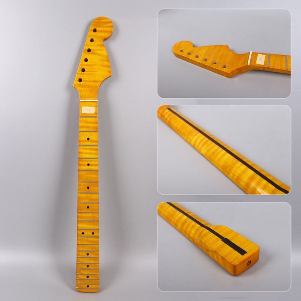 flame maple st electric guitar neck 22fret 25.5 inch handmade guitar neck replacement guitar accessories p3
flame maple st electric guitar neck 22fret 25.5 inch handmade guitar neck replacement guitar accessories p3