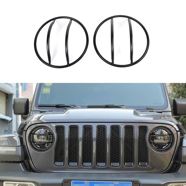 dhbh-car front headlight decorative guard protector cover frame trim for wrangler jl 2018 2019 car accessories
dhbh-car front headlight decorative guard protector cover frame trim for wrangler jl 2018 2019 car accessories