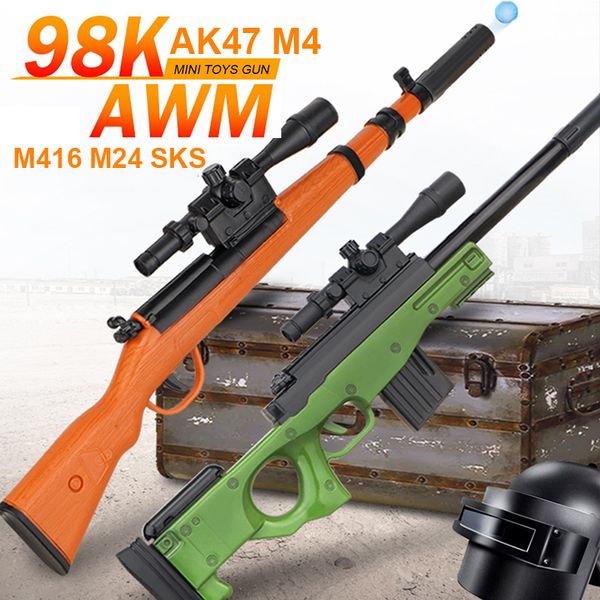 mini water bullets gun toys for boys gifts sniper 40cm manual loading shooting plastic toy gun 98k ak47 m4 m416 awm m24 sks
mini water bullets gun toys for boys gifts sniper 40cm manual loading shooting plastic toy gun 98k ak47 m4 m416 awm m24 sks