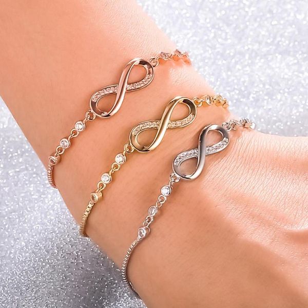 женщины браслеты new fashion luxury стразы 8 shaped браслеты девушки регулируемое розовое золото женщина свадебные украшения, Black
женщины браслеты new fashion luxury стразы 8 shaped браслеты девушки регулируемое розовое золото женщина свадебные украшения, Black