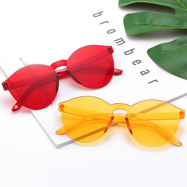 summer rimless sunglasses retro women's sun glasses brand designer transparent shades sun glasses, White;black
summer rimless sunglasses retro women's sun glasses brand designer transparent shades sun glasses, White;black