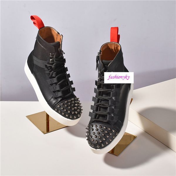sneakers bottom is red shoe low cut suede spike shoes for men and women party wedding crystal leather sneakers, Black
sneakers bottom is red shoe low cut suede spike shoes for men and women party wedding crystal leather sneakers, Black