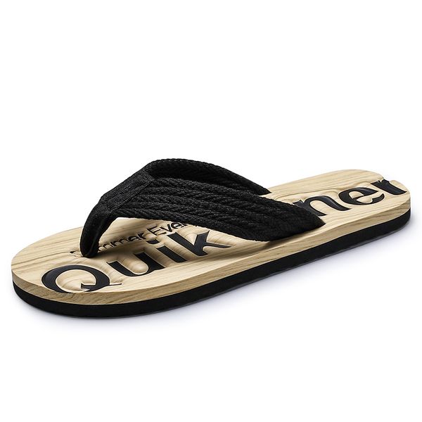slippers male korean version of the trend of non-slip feet flip flops 2019 new fashion wear personality men's beach shoes, Black
slippers male korean version of the trend of non-slip feet flip flops 2019 new fashion wear personality men's beach shoes, Black