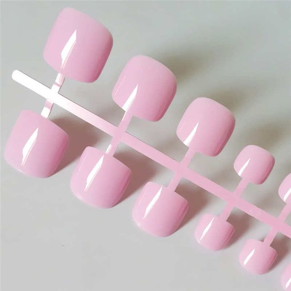 24pcs glossy pink square fake nails for foot solid color short press on toenails artificial nature nail false tips for girls, Red;gold
24pcs glossy pink square fake nails for foot solid color short press on toenails artificial nature nail false tips for girls, Red;gold