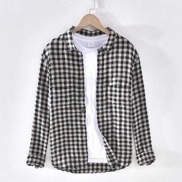 2020 мужские рубашки с длинным рукавом 100% льняной summer casual клетчатые рубашки человек отложной воротник блузки топы y2482, White;black
2020 мужские рубашки с длинным рукавом 100% льняной summer casual клетчатые рубашки человек отложной воротник блузки топы y2482, White;black