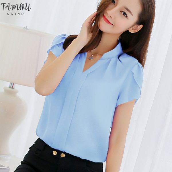 2020 женская рубашка шифон blusas femininas топы с коротким рукавом элегантные дамы формальные офисные блузки плюс размер шифоновая рубашка, White
2020 женская рубашка шифон blusas femininas топы с коротким рукавом элегантные дамы формальные офисные блузки плюс размер шифоновая рубашка, White