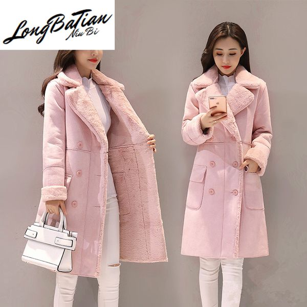 fashion winter jacket women long coat plus size warm korean ouble breasted overcoat female thicken casual pink ladies coats xxl, Black
fashion winter jacket women long coat plus size warm korean ouble breasted overcoat female thicken casual pink ladies coats xxl, Black