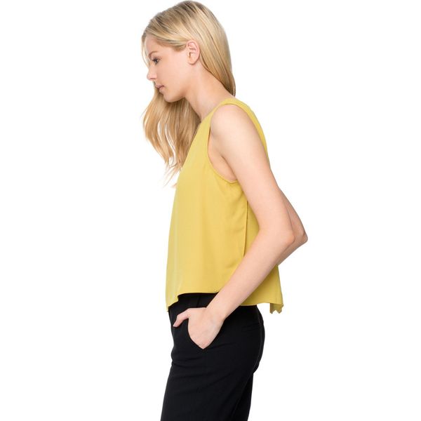 haoduoyi2019 spring and summer new style fashion cascading joint chiffon shirt simple sleeveless slimming women's shirt, White
haoduoyi2019 spring and summer new style fashion cascading joint chiffon shirt simple sleeveless slimming women's shirt, White