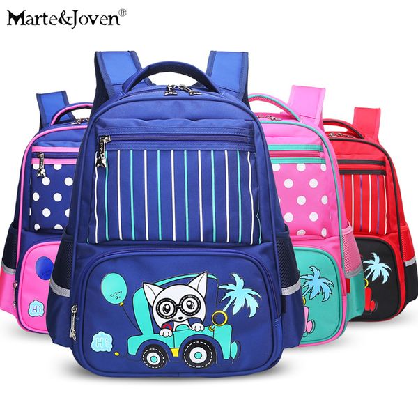 marte&joven kids cartoon school bag for girls boys classic dot/striped waterproof children school backpack cute student book bag
marte&joven kids cartoon school bag for girls boys classic dot/striped waterproof children school backpack cute student book bag