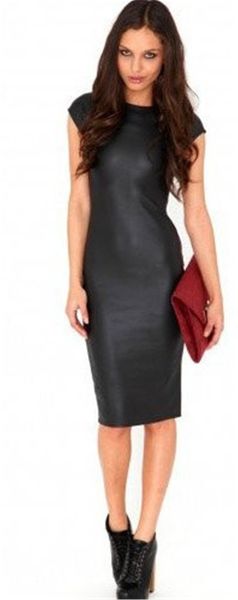 womens summer pu bodycon dresses solid color black sleeveless party designer dresses female clothing, Black;gray
womens summer pu bodycon dresses solid color black sleeveless party designer dresses female clothing, Black;gray