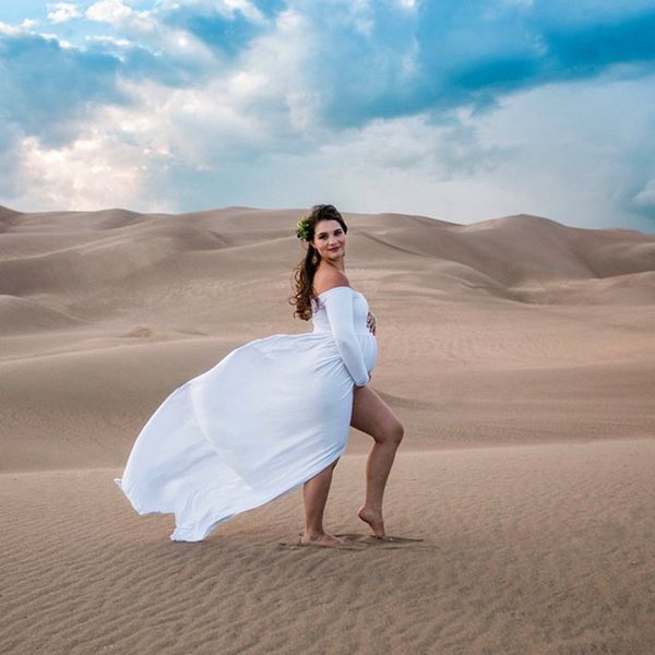 quick-sell maternity dresses chiffon ground dresses maternity for p shoot clothes pregnent, White
quick-sell maternity dresses chiffon ground dresses maternity for p shoot clothes pregnent, White