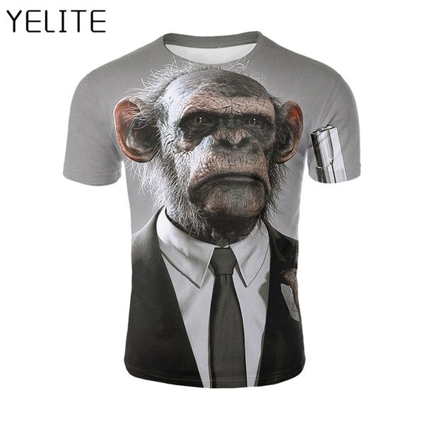 yelite 2019 orangutan in a suit holding a gun painting 3d t shirt men tshirt t-shirt cool short male t-shirt tees, White;black
yelite 2019 orangutan in a suit holding a gun painting 3d t shirt men tshirt t-shirt cool short male t-shirt tees, White;black