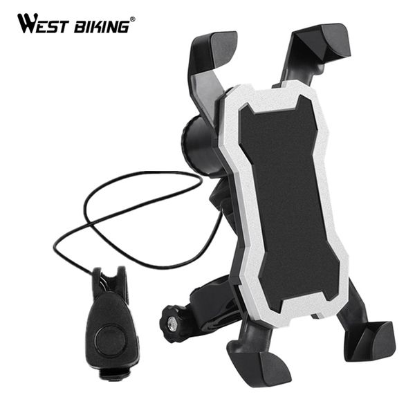 west biking bicycle phone holder with horn bike 5 modes 3.5-6.5 inch phone holder bracket cycling 360 degree rotation gps stand
west biking bicycle phone holder with horn bike 5 modes 3.5-6.5 inch phone holder bracket cycling 360 degree rotation gps stand