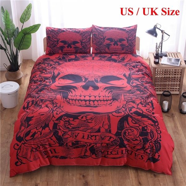 3d print red skull bedding set home decor bedline bedspread duvet cover set luxury house skeleton bedding decor 3pcs bed 
3d print red skull bedding set home decor bedline bedspread duvet cover set luxury house skeleton bedding decor 3pcs bed