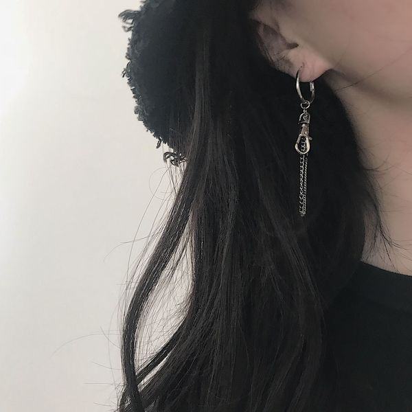 hz cool asymmetry chain metallic lock hip pop tassel exaggeration ear bone clip silver dangle earrings for women jewelry gifts
hz cool asymmetry chain metallic lock hip pop tassel exaggeration ear bone clip silver dangle earrings for women jewelry gifts