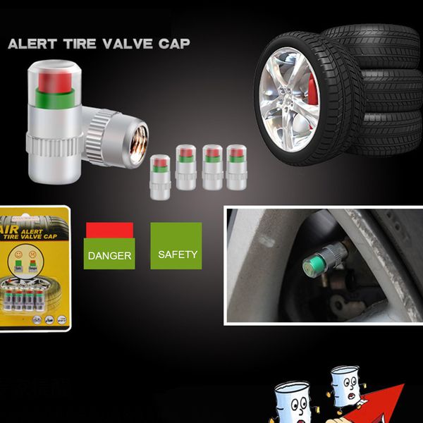 4pcs car auto tire tire pressure monitor gage alarm alert sensor valve indicator caps accessories
4pcs car auto tire tire pressure monitor gage alarm alert sensor valve indicator caps accessories