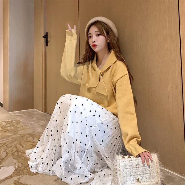 candy color 2019 new sweater women's pullover loose korean version of the fairy female solid sweaters, White;black
candy color 2019 new sweater women's pullover loose korean version of the fairy female solid sweaters, White;black