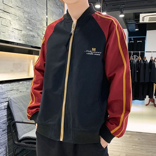 streetwear trends printing male jackets hit color patchwork men's coat black green men's jackets coat, Black;brown
streetwear trends printing male jackets hit color patchwork men's coat black green men's jackets coat, Black;brown