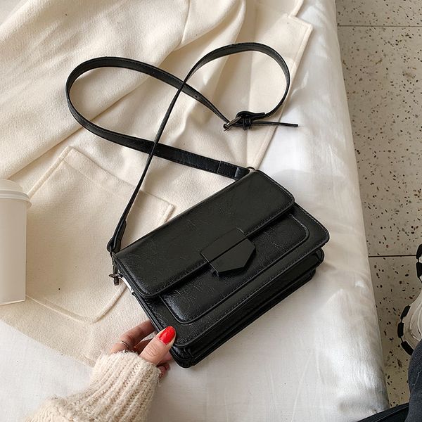 2019 new black women's bags solid color women's bags faux leather ladies fashion shoulder messenger
2019 new black women's bags solid color women's bags faux leather ladies fashion shoulder messenger
